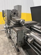 24" x 120" Toolmex Ponar #TUR-63, gap bed engine lathe, 16" 4-jaw chuck, 3.5" hole, D1-11, Steady Rest - Image 6