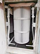 9600 cfm Wheelabrator #46-MPF-D/C, dust collector, 24 filter element - Image 10
