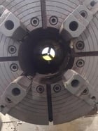 40" x 120" Willis #PA4010030, hollow spindle engine lathe, 28" 4-jaw chuck, 10" hole, 16" Steady Rest, Newall - Image 9
