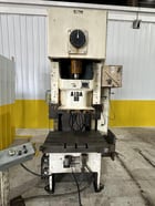 88 Ton, Aida #NC1-80(2), gap frame press, 6.3" stroke, 12.6" Shut Height, 3.15" adj., 40-85 SPM, air clutch & - Image 5