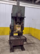 110 Ton, Aida #PR-XGC-100, gap frame press, 6.6" stroke, 2.95" adj., 50 SPM, 41.7" x22" bed, air clutch & - Image 7