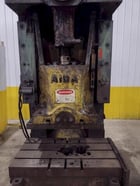110 Ton, Aida #PR-XGC-100, gap frame press, 6.6" stroke, 2.95" adj., 50 SPM, 41.7" x22" bed, air clutch & - Image 8