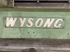 1/4" x 10' Wysong #1025, mechanical power squaring shear, 16 holddowns, 55 SPM, 36" front operated power back - Image 3