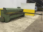 1/4" x 10' Wysong #1025, mechanical power squaring shear, 16 holddowns, 55 SPM, 36" front operated power back - Image 5