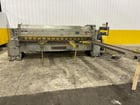 1/4" x 10' Wysong #1025, mechanical power squaring shear, 16 holddowns, 55 SPM, 36" front operated power back - Image 1