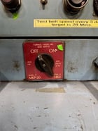 2" width x 12' L Furnace Fixers #MKP-20, belt oven, Honeywell chart recorder, 45.5 KW, 240 V. - Image 7