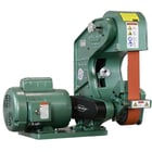 2" x 48" Burr King #482, belt grinder, 3-wheel 5" x 2", 7.5" throat, 120 V., 1 HP, 1ph, 6000 SFPM, NEW - Image 1