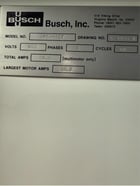 Busch #DBCD-317, Vacuum Pump, 20.6A, 3PH, 460 V. - Image 6