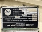75 Ton, Minster #7, OBI FW Press, 4" Stroke, 4" Adjustment, 16" Shut H, 120 SPM, 36" x 24" Bed - Image 3
