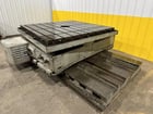 72" x 72" Giddings & Lewis, T-Slotted Powered Rotary Table, w/72" Powered Infeed Slide, 12000 lbs. capacity - Image 6