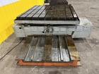 72" x 72" Giddings & Lewis, T-Slotted Powered Rotary Table, w/72" Powered Infeed Slide, 12000 lbs. capacity - Image 7