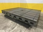 96" x 120" Giddings & Lewis, T-Slot Powered Air Lift Rotary Table, (8) T-Slots, 24" Height - Image 2