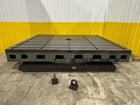 96" x 120" Giddings & Lewis, T-Slot Powered Air Lift Rotary Table, (8) T-Slots, 24" Height - Image 5