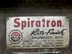 20 cu.ft. Roto-Finish #Spiratron-ST-20-MSAX, Rotary Bowl Vibratory Parts Deburring Finisher, 72" diameter - Image 4