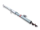 9" diameter x 53' long, Fertel, tubular inclined screw comveyor auger, carbon steel screw, 20 HP - Image 1