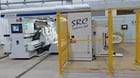 SRC Systems #2010CW, independent arm slitter rewinder, 72"-120" wide, Omron PLC, 2300 FPM, new - Image 3