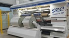 SRC Systems #2010CW, independent arm slitter rewinder, 72"-120" wide, Omron PLC, 2300 FPM, new - Image 4