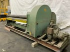 10' x 1/2" Bertsch #9, plate bending rolls, 13" roll diameter, air drop end, geared adjustment rear roll - Image 2