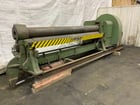 10' x 1/2" Bertsch #9, plate bending rolls, 13" roll diameter, air drop end, geared adjustment rear roll - Image 6