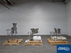 Vector #FL-M-15, Fluid Bed Flow Coater, Dryer, Stainless Steel, 9" wurster insert, on carts, 2001 - Image 4