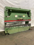 135 Ton, Cincinnati #135CBx10, hydraulic press brake, 12' overall, 126" between housing, 8" stroke, 20 HP - Image 3