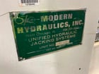 Modern Hydraulics, unified hydraulic jacking system, 40 ton, 4 jacks, push button controls, portable on - Image 6