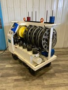 Modern Hydraulics, unified hydraulic jacking system, 40 ton, 4 jacks, push button controls, portable on - Image 9