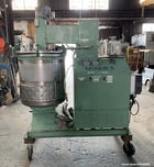 95 gallon Twin motion vacuum mixer, 30" x 29", 10/10 HP, on board .90 KW vacuum pump, floor mounted - Image 1