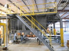 Dual Shaft Ribbon Blender, Stainless Steel, 2x 100 HP, 200 HP, 480 V., 2x 8" bottom outlets, 20000-25000 lb. - Image 1