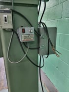 National #1200, river machine, 12" throat, electric solenoid / roller clutch - Image 3