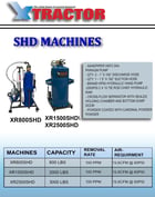 Xtractor #XR2500SHD, garnet removal system, 3000 lb. capacity, sandpiper pump, hydraulic dump, mounting frame - Image 2
