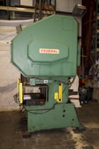 60 Ton, Federal #60, OBI metalworking punch press, 4" stroke, 13" Shut Height, 2.5"ram adj., 45-90 SPM, 32" - Image 3