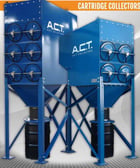 2000 cfm Act #3-3DD, Dust Collector, 762 sq.ft., dust drawer, NEW - Image 2