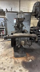 Bridgeport, Vertical Mill, 12" x 30" table, step pully, powered X-Axis, auxiliary head - Image 1