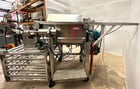 Rietz-Bepex #RS-15-K3403-6, twin shaft jacketed mixer, 41" L x 30.5" W x 19.5" D trough, portable on wheels - Image 5