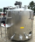 500 gallon Walker #PZ-ST, jacketed Stainless Steel mix tank / processor / pasteurizer / kettle - Image 4