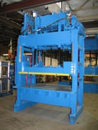 57 Ton, Down-acting, 72" LR x 55" FB, 39" daylight, 24" stroke, frame style, gear & rack guides, #2285 - Image 3