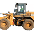 26083 lb. Case #621D, Wheel Loaders, 3 cu.yd. Bucket capacity, 156.9" Lift height to Hinge Pin, 9.52' - Image 2