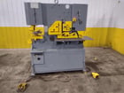 6-1/2" x 6-1/2" x 1/2" Geka #Hyd-110, 110 ton, hydraulic ironworker, 3" stroke, dual rams, foot pedal, 1999 - Image 2