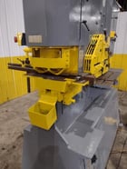 6-1/2" x 6-1/2" x 1/2" Geka #Hyd-110, 110 ton, hydraulic ironworker, 3" stroke, dual rams, foot pedal, 1999 - Image 4