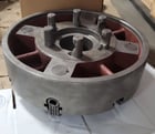 15.75" Bison #4344, 4-jaw chuck, D1-8 Back - Image 7