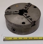 8" Bison, 3-jaw universal scroll chuck - Image 2