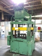 175 Ton, Columbus Industries, 20" stroke, 4-post hydraulic trim press,dual palm controls, #A1879 - Image 1