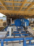 Pro Cut, Resaw, 3 head, w/ connected sngl head, 60/20 HP, returns - Image 5