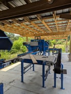 Pro Cut, Resaw, 3 head, w/ connected sngl head, 60/20 HP, returns - Image 7
