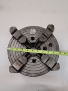 10" Cushman #10264G, lathe chuck, 4-jaw - Image 6