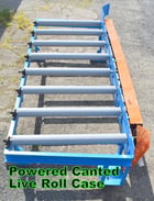 Canted live roll case, 12' +, 8 rolls, 50" long, 18" on center - Image 4