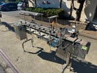 6" wide x 6.5' long, Stainless Steel conveyor, plastic belt, air reject - Image 3