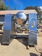 20 cu.ft. Double cone conical mixer, Stainless steel, 5 HP, 41" dia. x 16" straight side - Image 1
