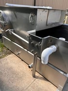 24" x 48" Stainless steel rotary screen, 48" x 48" x 96" tank - Image 2